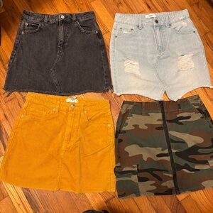 Bundle of 4 Skirts